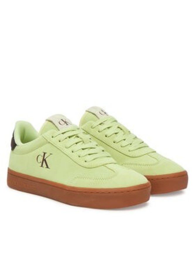 Calvin Klein Jeans Sneakersy Classic Cupsole Mix In YW0YW01767 Biały