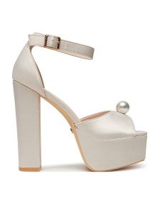 DeeZee Sandały LB8921-1 Écru