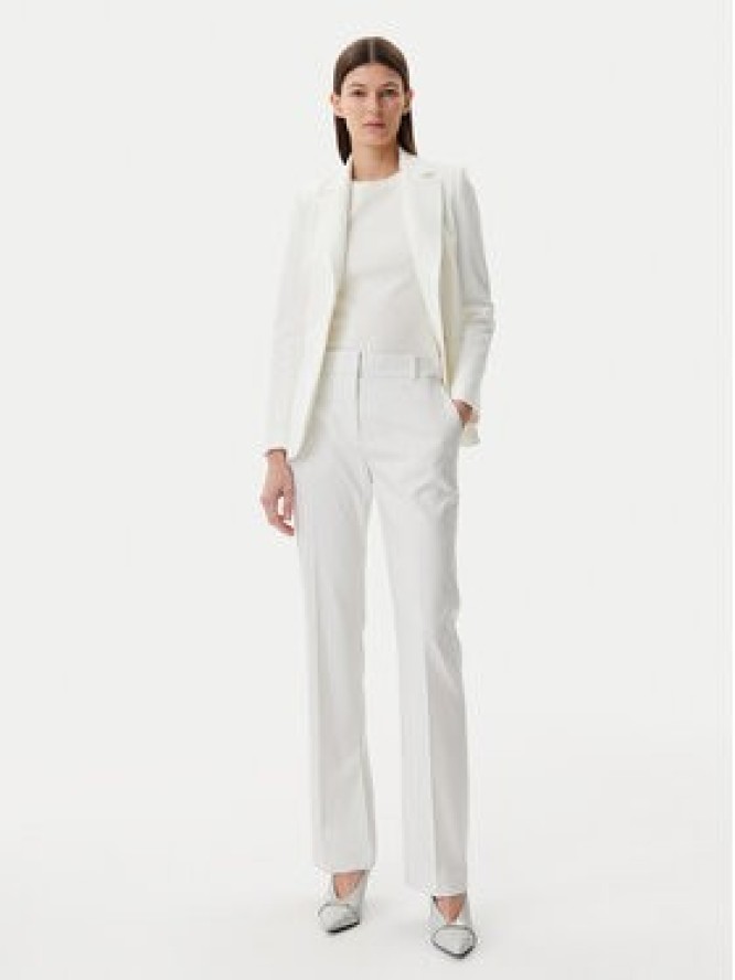 HUGO Spodnie materiałowe Hambori 50537747 Biały Slim Fit