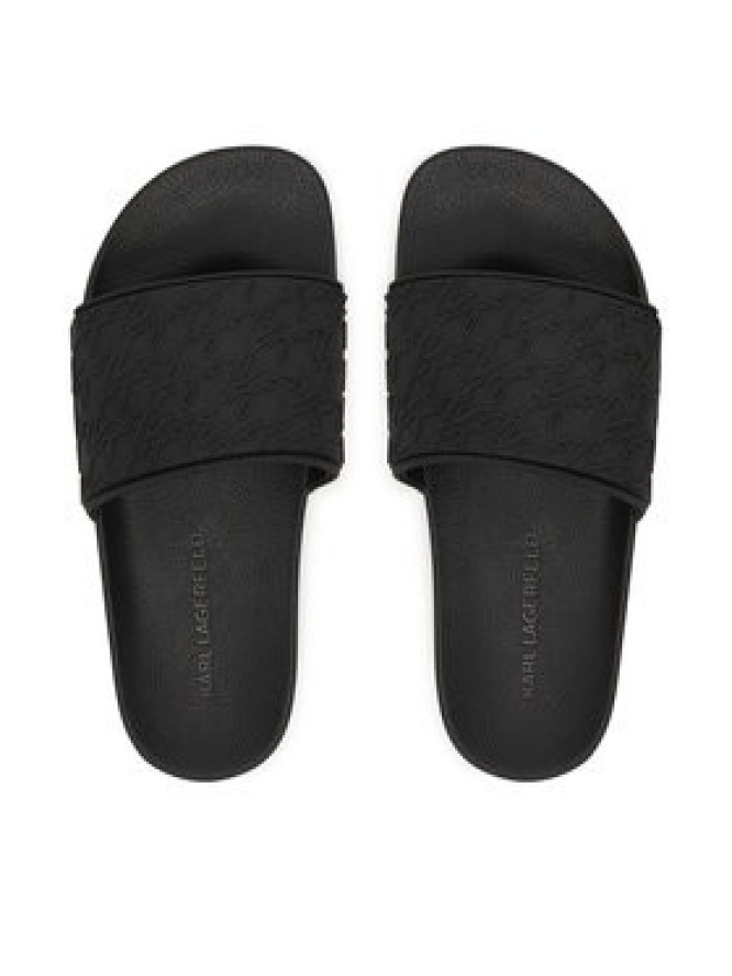 KARL LAGERFELD Klapki KL80903C Czarny