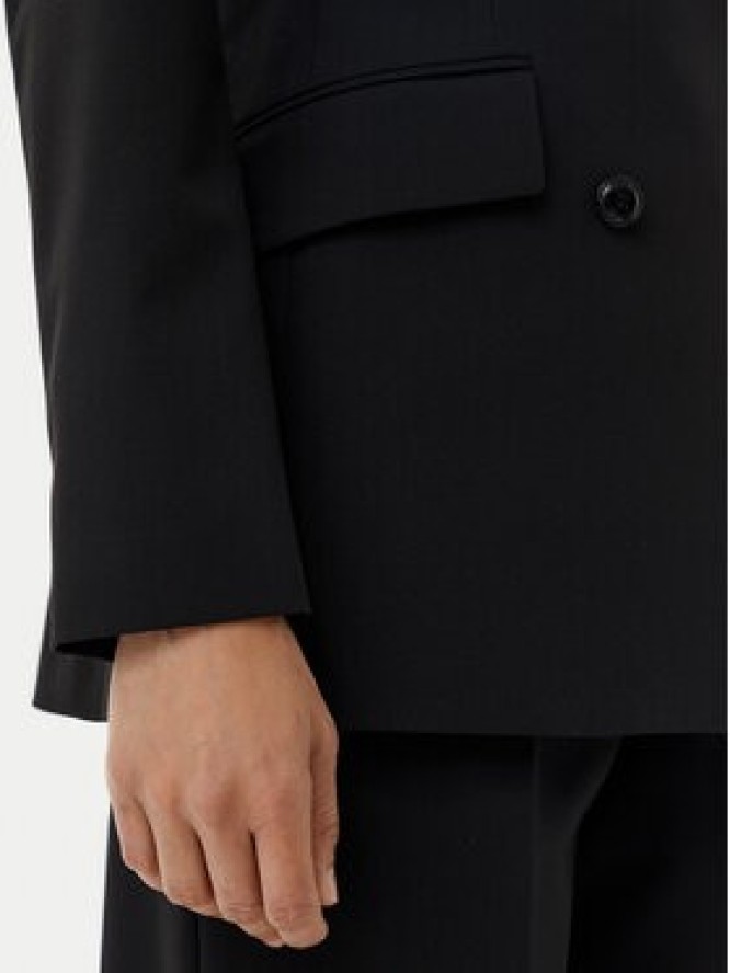 HUGO Marynarka Azuna 50544752 Czarny Regular Fit