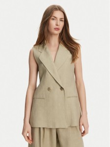 Marella Kamizelka Dramma 2513281012200 Khaki Regular Fit