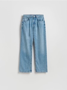 Jeansy straight fit - niebieski