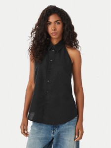 G-Star Raw Top Fluid D29383-E515 Czarny Regular Fit