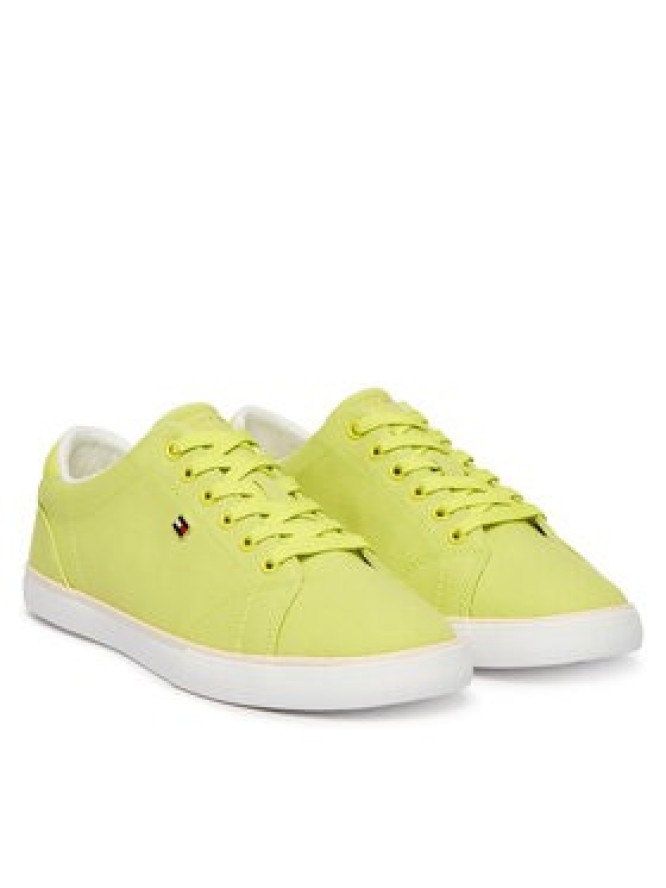 Tommy Hilfiger Tenisówki Th Low Profile Vulc Canvas FW0FW09102 Żółty