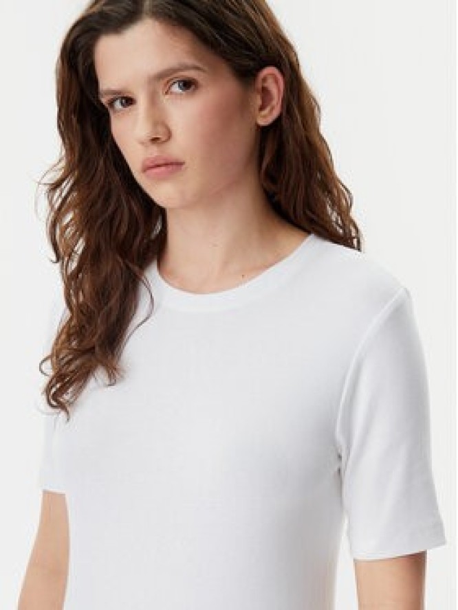 Gap T-Shirt 679172-01 Biały Stretch Fit