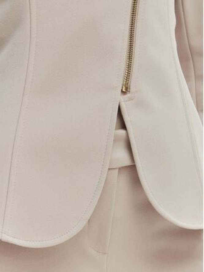 Rinascimento Marynarka CFC0127901003 Beżowy Slim Fit