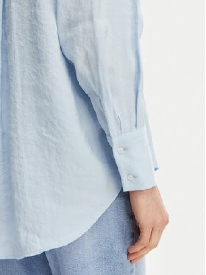 ONLY Koszula Zazima 15272523 Błękitny Oversize