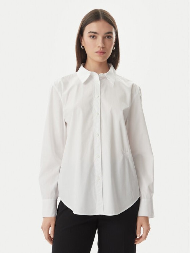 Calvin Klein Koszula LV044F136G Biały Regular Fit