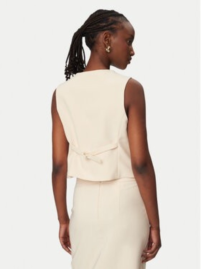 Rinascimento Kamizelka garniturowa CFC0128265003 Beżowy Slim Fit