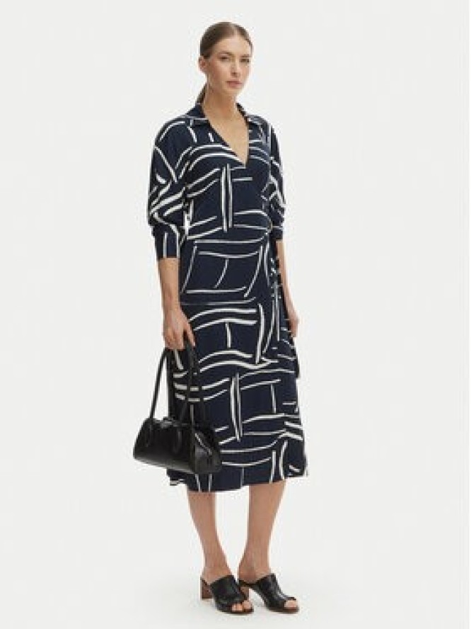 Tommy Hilfiger Sukienka codzienna WW0WW48934 Granatowy Relaxed Fit