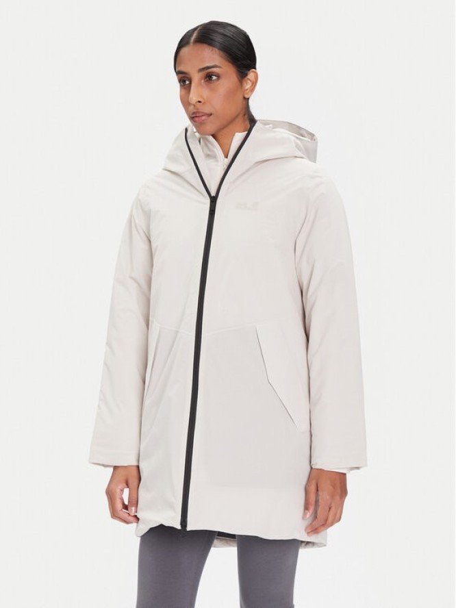 Jack Wolfskin Kurtka zimowa Frost Haven A65091 Beżowy Regular Fit
