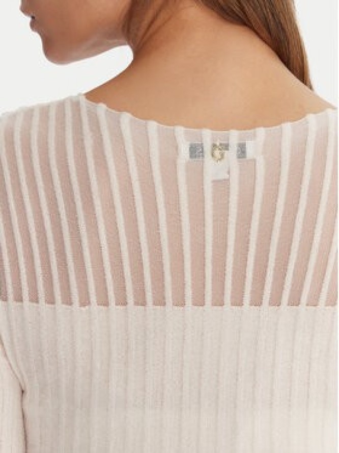 Guess Sweter W5BR62 Z0890 Écru Slim Fit