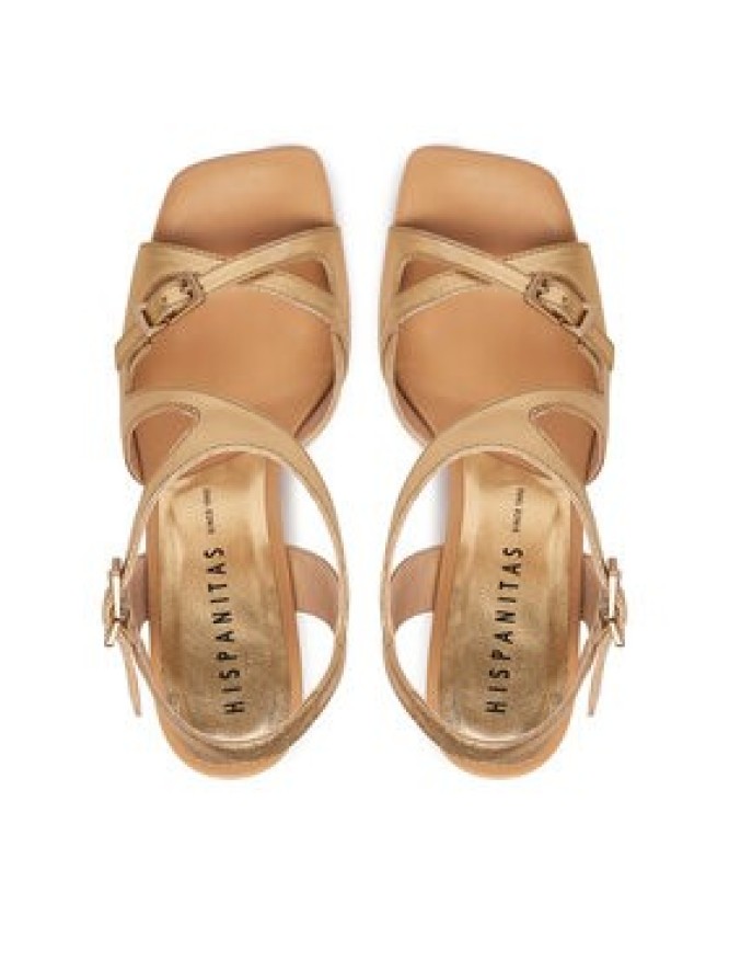 Hispanitas Sandały HV264814 C003 Złoty