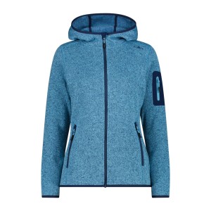 Polar damski CMP Londra Fix Hood Jacket Knitted