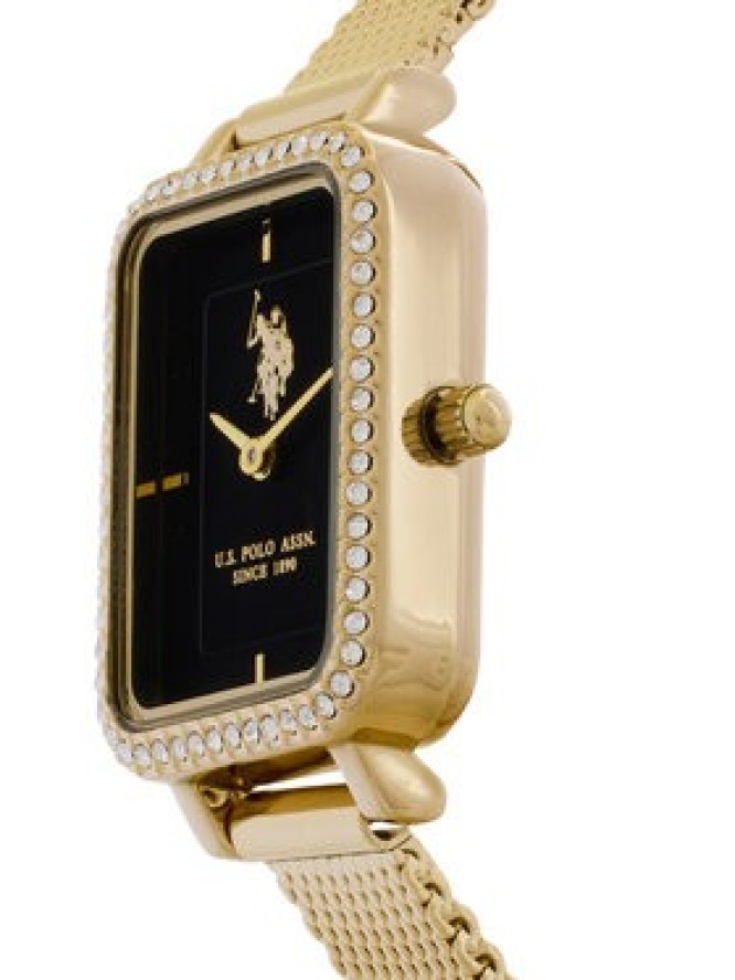 U.S. Polo Assn. Zegarek Odette USP8390BK Złoty