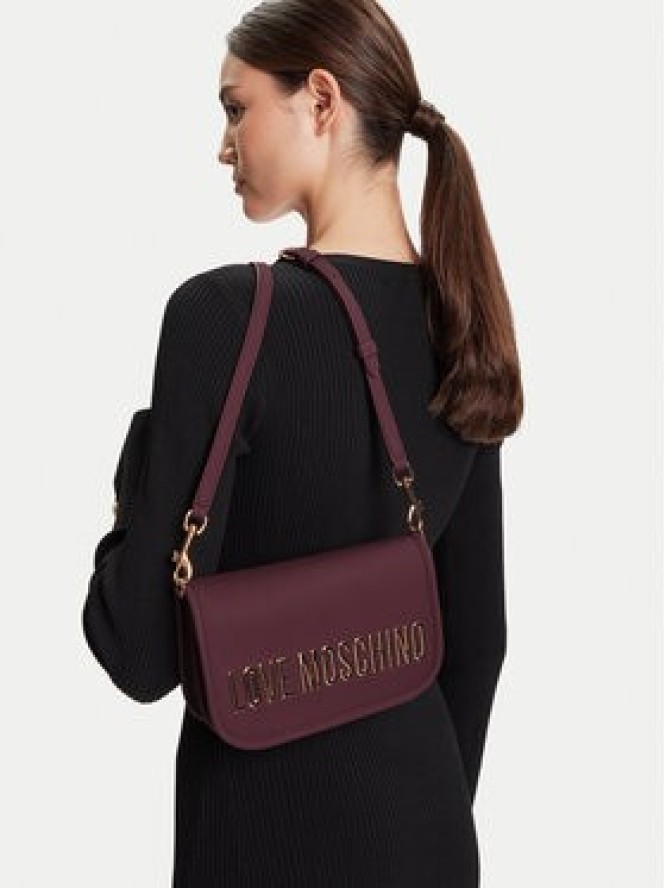 LOVE MOSCHINO Torebka JC4028PP1NKD0552 Bordowy