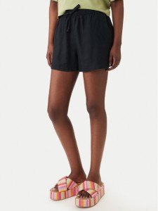 Roxy Szorty materiałowe Lekeitio Break ERJNS03490 Czarny Regular Fit