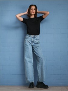 Sweter z krótkim rękawem - czarny