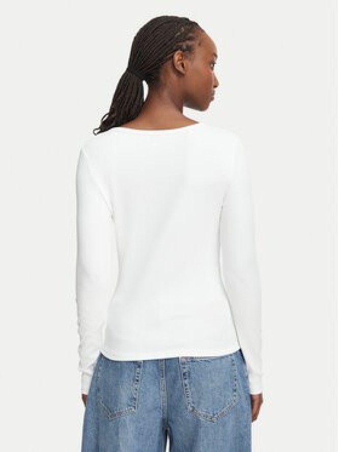 Calvin Klein Jeans Bluzka LV047D218G Biały Slim Fit