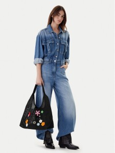Marc Jacobs Torebka The Daisy Crochet Sack 2P5HSH027H03 Czarny