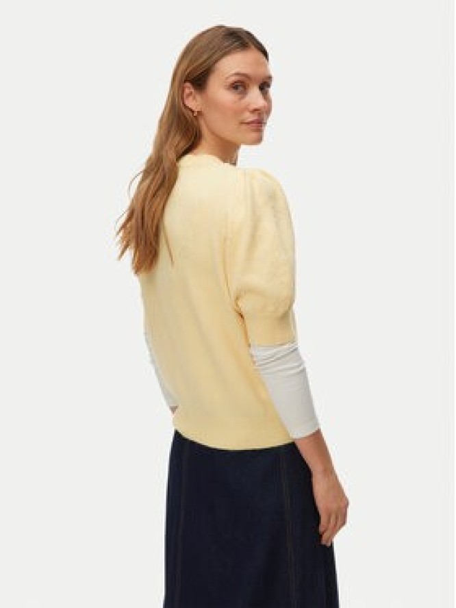 Vero Moda Sweter Doffy 10278313 Żółty Regular Fit