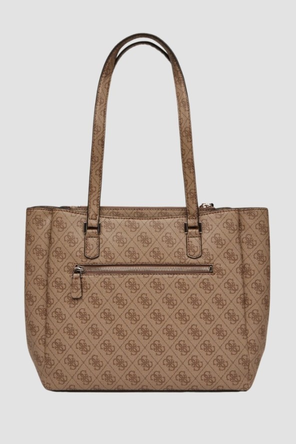 GUESS Brązowa shopperka damska Katya Multi