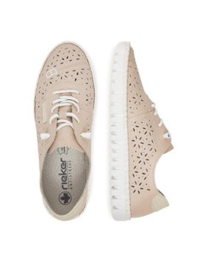 Rieker Półbuty M2354-31 Beżowy