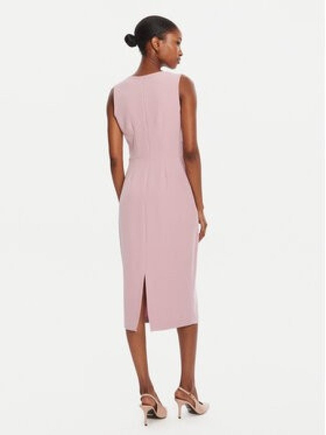 Rinascimento Sukienka koktajlowa CFC0125073003 Różowy Slim Fit