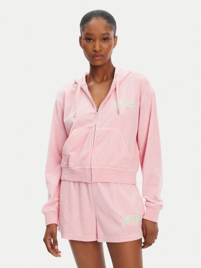 Juicy Couture Bluza Nala JCWAS125321 Różowy Oversize