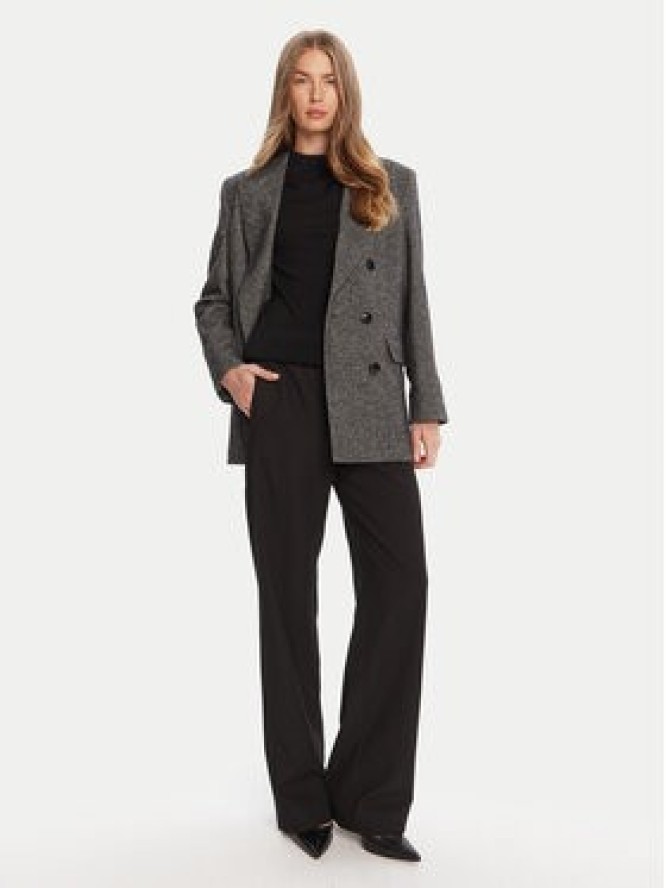 BOSS Spodnie materiałowe Tildina 50543268 Czarny Relaxed Fit