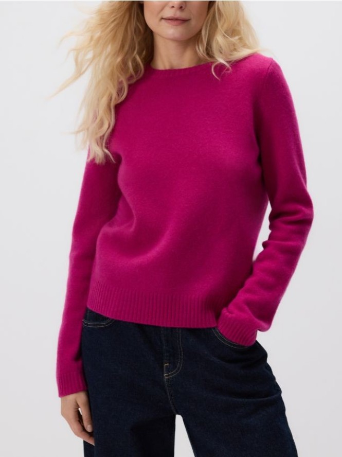 Wełniany sweter - fioletowy