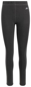 Trespass Sunita - damskie legginsy warstwy bazowej, czarny / sztormowo-szary