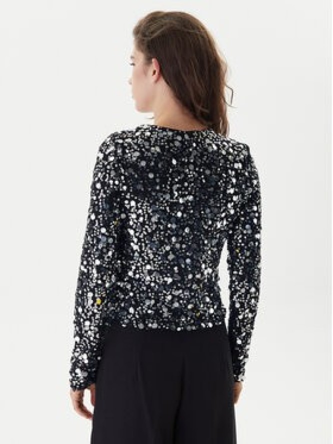 ONLY Bluzka Catina 15358382 Czarny Slim Fit