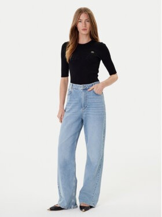 TWINSET Sweter 252TP3240 Czarny Regular Fit