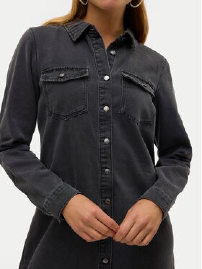 Vero Moda Sukienka jeansowa Jennie 10310968 Czarny Regular Fit