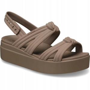 Sandały Dla Dorosłych Crocs Brooklyn Knot Low Wedge Sandal