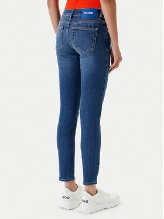HUGO Jeansy Garuka_B 50544493 Niebieski Skinny Fit