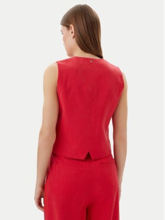 LOLA CASADEMUNT Kamizelka LS2502007 Czerwony Regular Fit