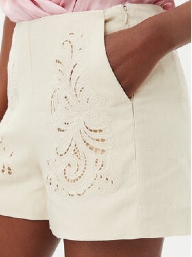 TWINSET Szorty materiałowe 251TP2162 Beżowy Regular Fit