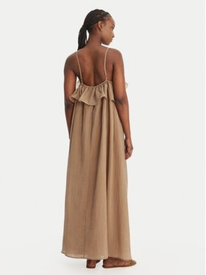 Eleh Sukienka letnia SS260198 Beżowy Relaxed Fit