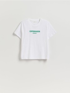 T-shirt z nadrukiem - biały