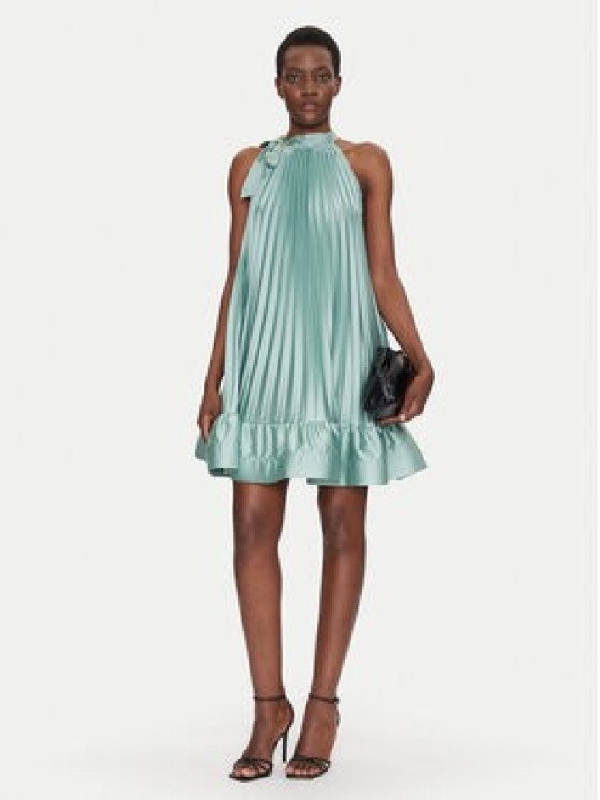 Dixie Sukienka koktajlowa A319W014A Zielony Regular Fit