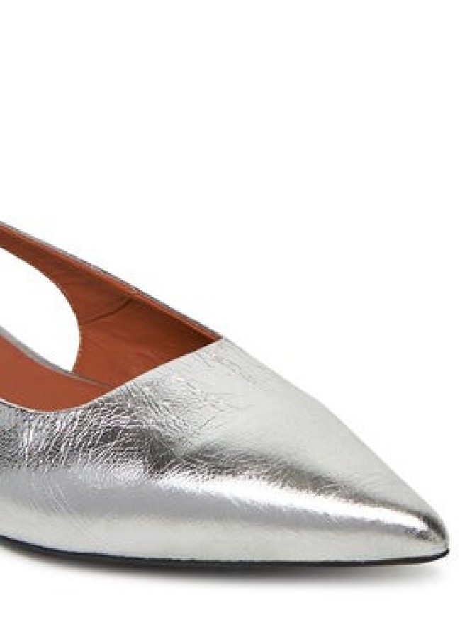 Vagabond Shoemakers Baleriny Hermine 5733-183-79 Srebrny
