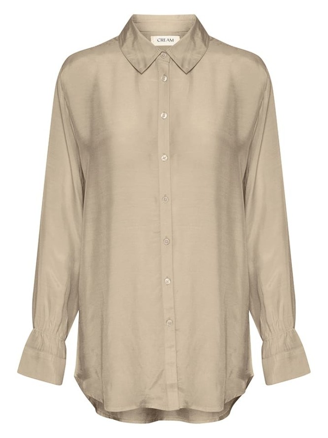 Cream Bluzka koszulowa w kolorze beżowym rozmiar: 42