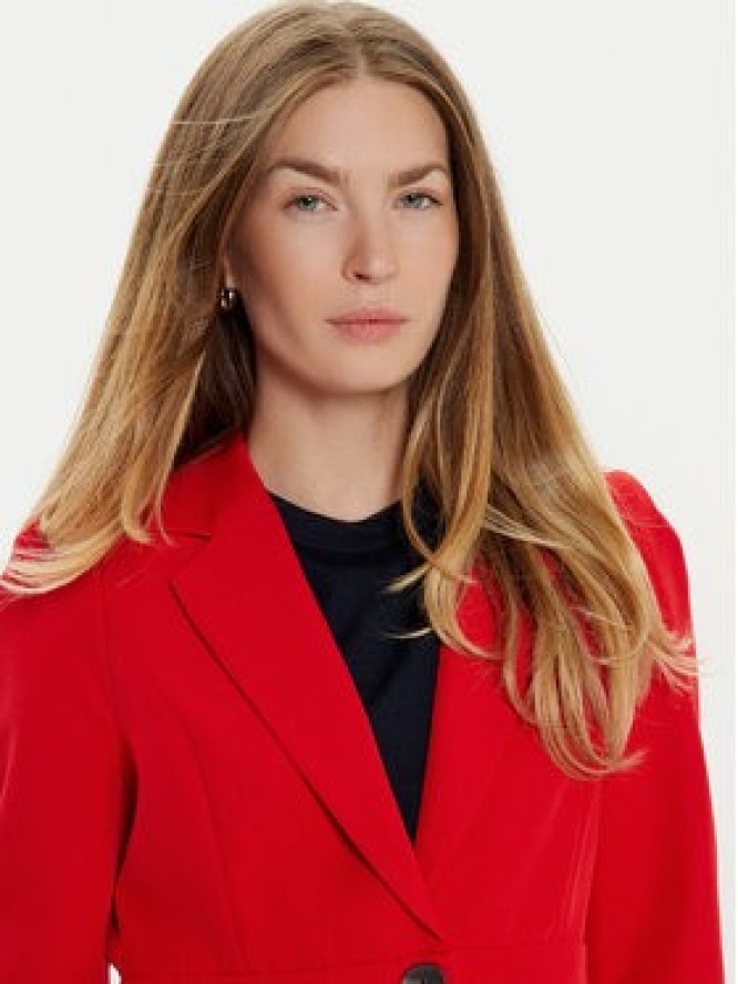 Vero Moda Marynarka Tahina 10318703 Czerwony Slim Fit