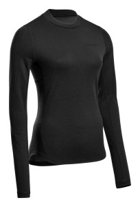 Bluzka sportowa do biegania z wełną merino damska CEP Cold Weather