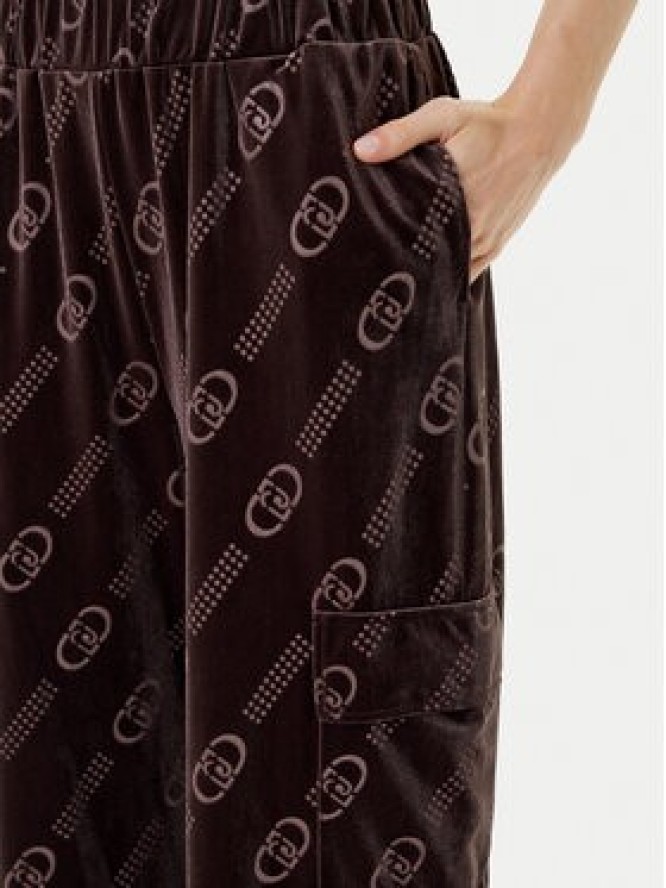 Liu Jo Sport Spodnie dresowe TF5111 J4955 Brązowy Relaxed Fit