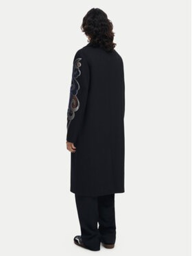 Desigual Płaszcz wełniany Cracovia 24WWEWBA Czarny Regular Fit