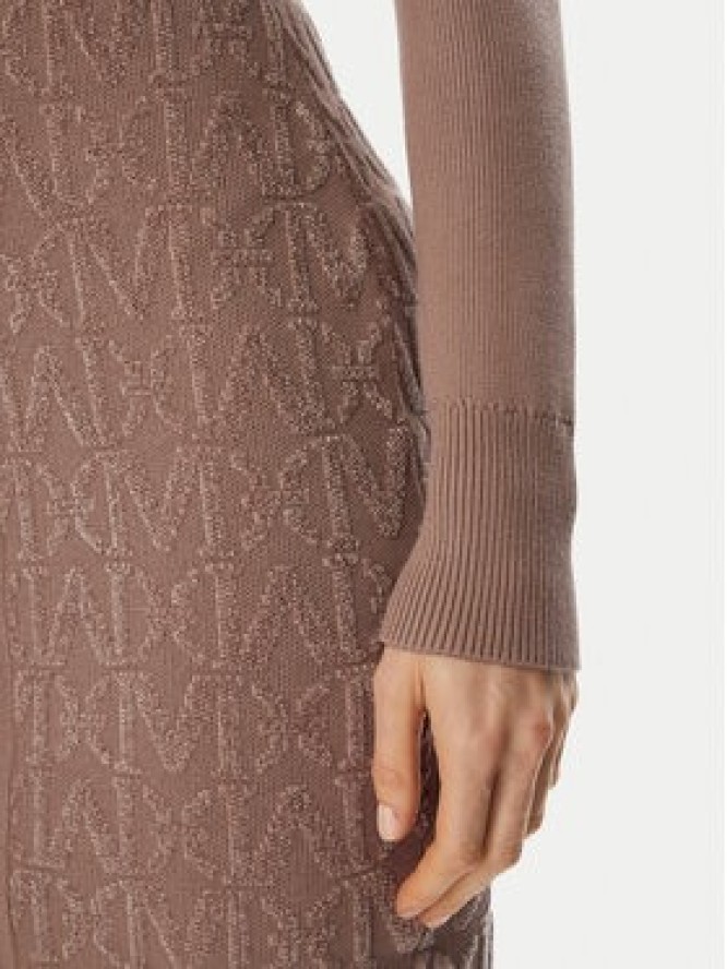 Marciano Guess Sukienka dzianinowa G6BK09 Z1547 Beżowy ciemny Regular Fit